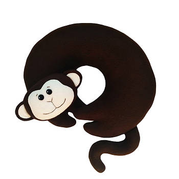 Дизайнерська дорожня Подушка-підголівник Silenta Мавпа