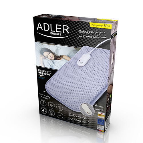 Електрична подушка Adler AD 7415, потужність 80вт, 30 х 40 см, фото 1