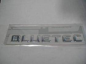 Mercedes ML W166 2012-2015 напис емблема значок Bluetec на багажник Новий Оригінал