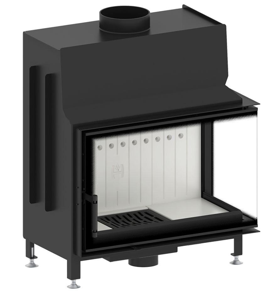 Камінна топка HITZE STMA68x43.R Праве скло (11 kW), фото 1
