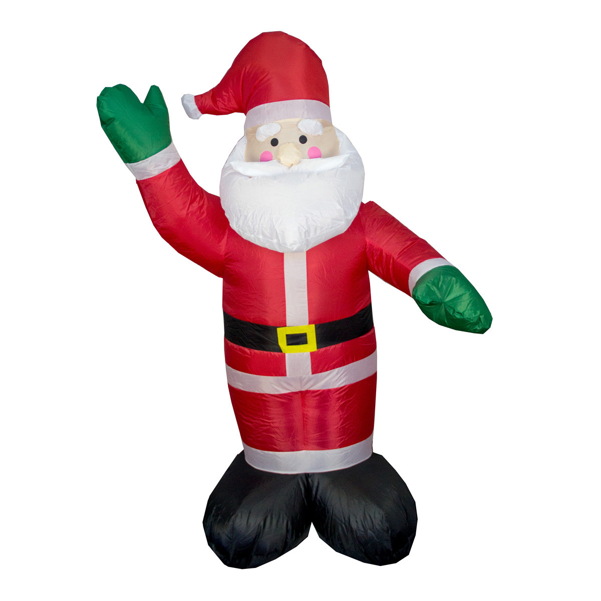 Вуличний декор Надувний Санта Клаус, 180 см, червоний, 6 світлодіодних лампочок (830015), фото 1