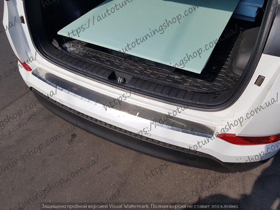 Захисна накладка на задній бампер Hyundai Tucson (2015-2018)