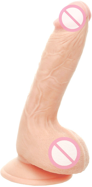 Реалістичний фалоімітатор з мошонкою G-Style Girl 7inch Dong With Suction Cap
