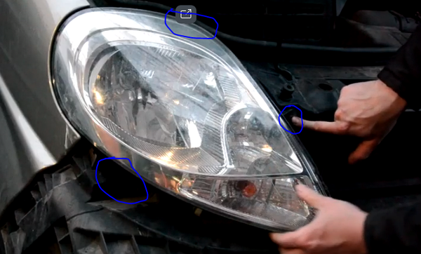 Как снять фары рено трафик Как Снять Бампер и Фару Renault Trafic YouTube