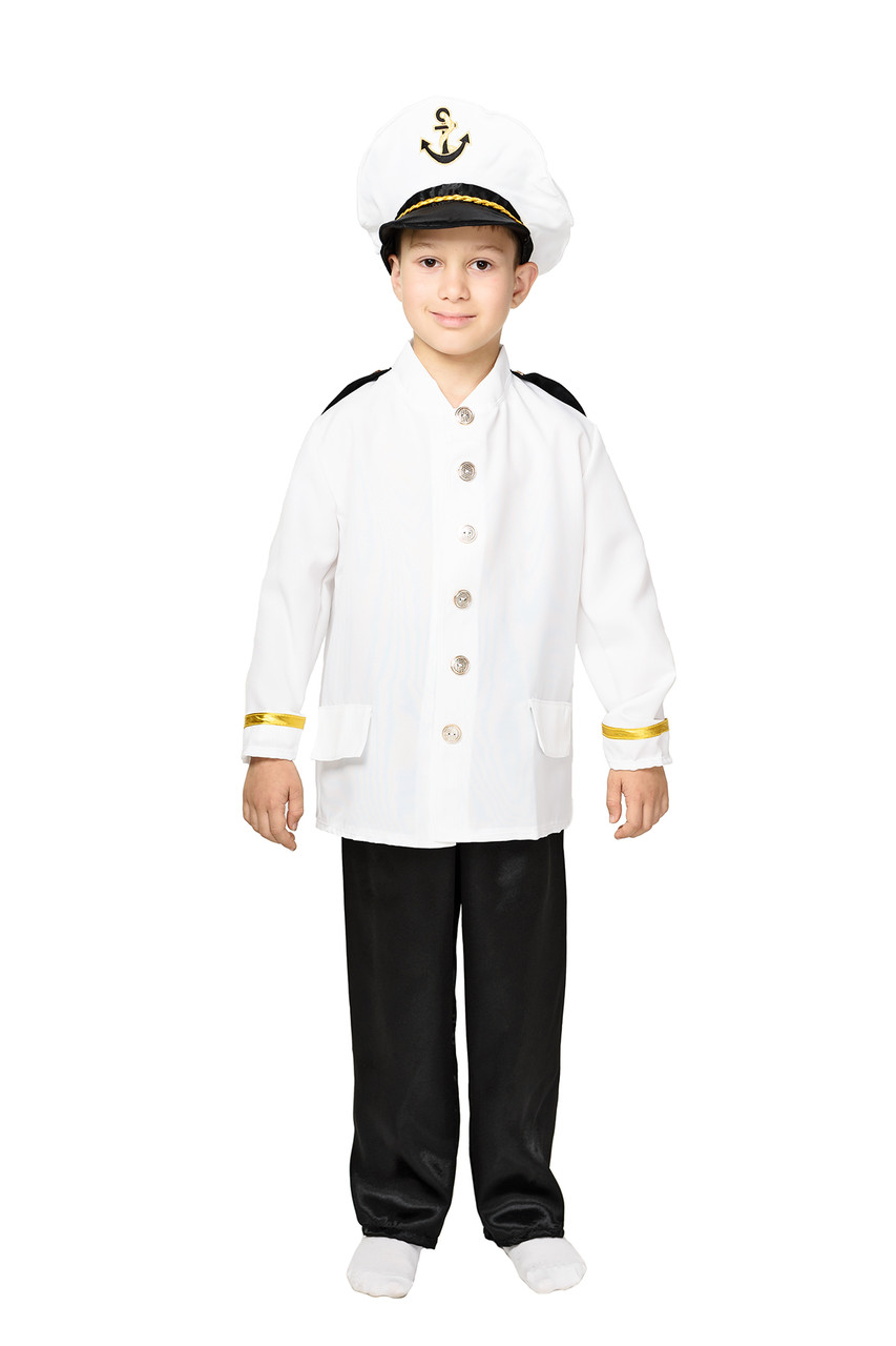 Костюм Капитана для Мальчика Рост 126-134 См — Купить Недорого на Bigl ...