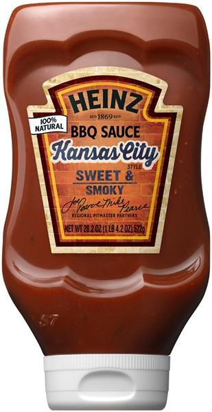 Соус барбекю Heinz Kansas City BBQ Sauce, 572 гр