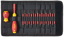 Набір біт та бітотримачі SoftFinish electric slimVario SL/ PH/ PZ/ Pozidriv Xeno/ TORX®/HEX Wiha 41231