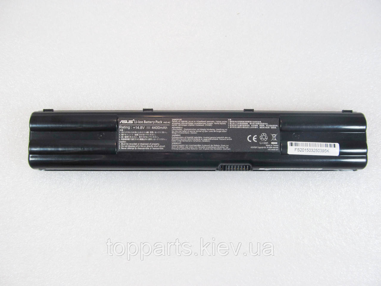 Батарея для ноутбука Asus A42-A3, 4400mAh, 8cell, 14.8V, Li-ion, чорна, ОРИГІНАЛЬНА