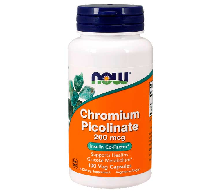 Chromium Picolinate NOW, 100 капсул