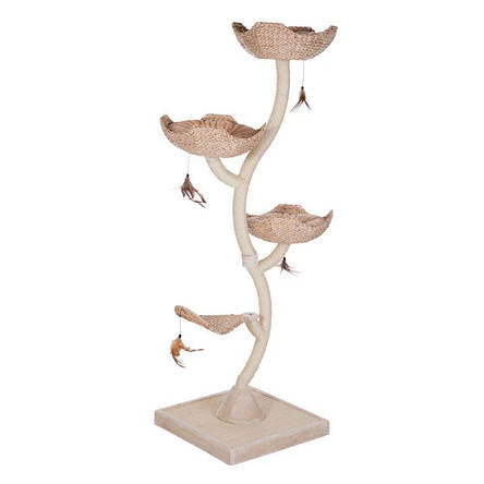 Кігтеточка з будиночком для кішок плетена Cat ́s Flower XXL, фото 1