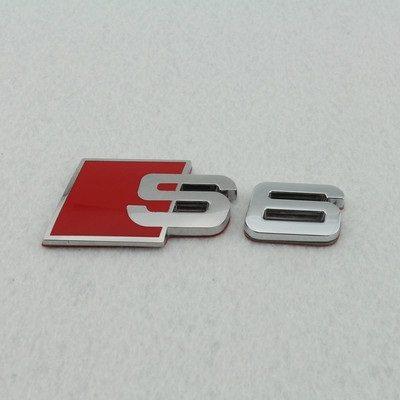 Шильдик напис S6 на кришку багажника AUDI