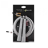 Скакалка Way4you ULTRA SPEED CABLE ROPE 2 Grey (w40035-gr)