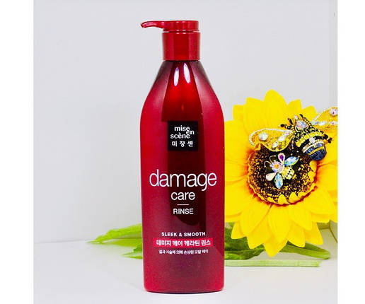 Бальзам-Кондиціонер Відновлювальний Mise En Scene Damage Care Conditioner Rinse 680ml, фото 1