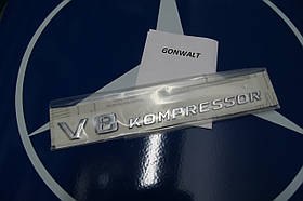 Напис емблема значок V8 Kompressor Mercedes G-Class W463 2002-2011 Новий Оригінал
