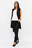 Жіночий брючний вечірній костюм-двійка Endru, чорний, фото 5
