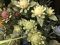 Цветы искусственные для декора колючка (ветка 26 см)
