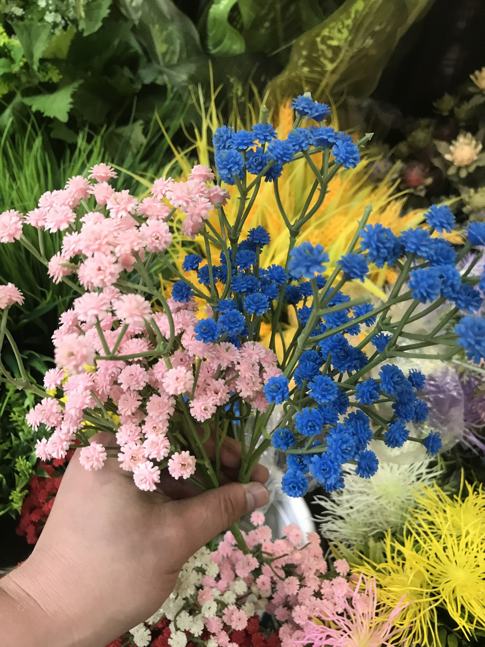Штучні квіти для декору ягідка ( гілка 25 см )