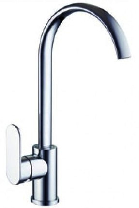 Змішувач для кухні Zegor LOB4 WKB128 (Хром), фото 1