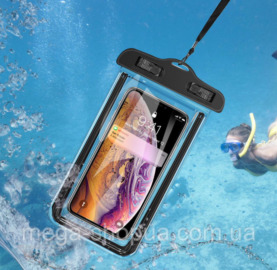 Універсальний водонепроникний захисний чохол для телефону, смартфону, айфону, iphone, документів, ключів E2B - фото 1 - id-p1040663291