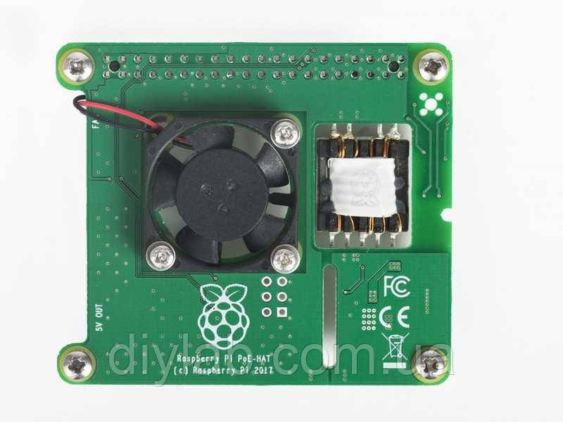 Плата розширення Raspberry Pi PoE HAT