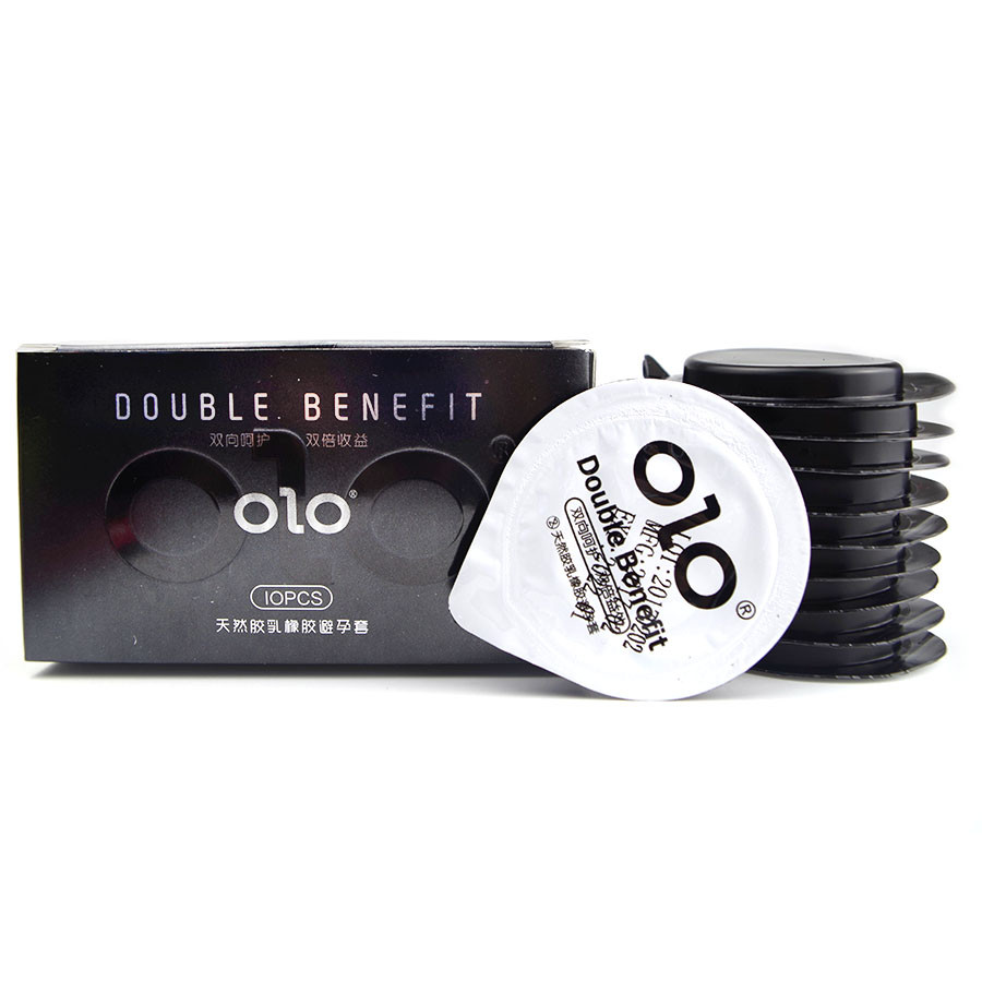 Презервативи Double Benefit 0.01 Чорні 10шт. оригінал 6934439719001