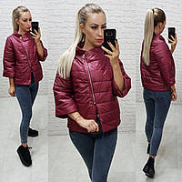 Куртка кімоно oversize арт. М524 марсала / бордова / вишневая