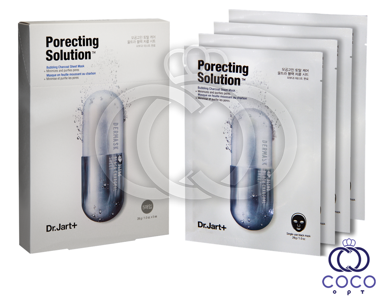 Тканинна маска для очищення пор Dr.Jart+ Porecting Solution ™ поштучно