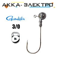 Джиг-головка Gamakatsu на крючке №3/0 | 8г | 25шт
