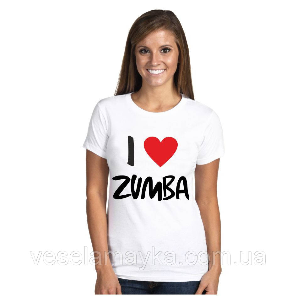 Футболка I love Zumba (Я люблю зумбу)"