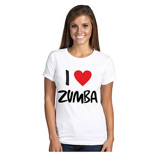 Футболка "I love Zumba (Я люблю зумбу)"