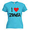Футболка I love Zumba (Я люблю зумбу)", фото 3