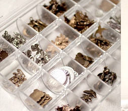 Біжутерна фурнітура, обручі основи, шнурки для кулона