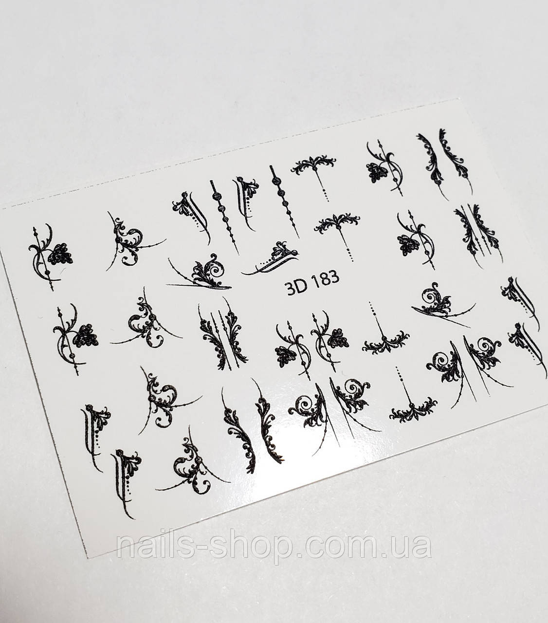 3D слайдер-дизайн 183 (чорний), фото 1