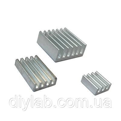 Алюмінієві радіатори охолодження для Raspberry Pi 4 B