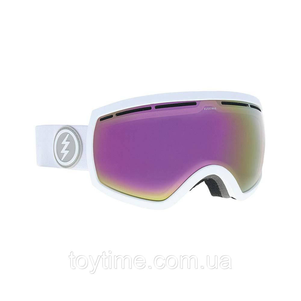 Маска ELECTRIC EG2.5 Matte White Brose/Pink Chrome