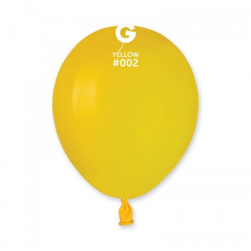 Латексна кулька пастель жовтий 5 "/ 02 / 13см Yellow Gemar