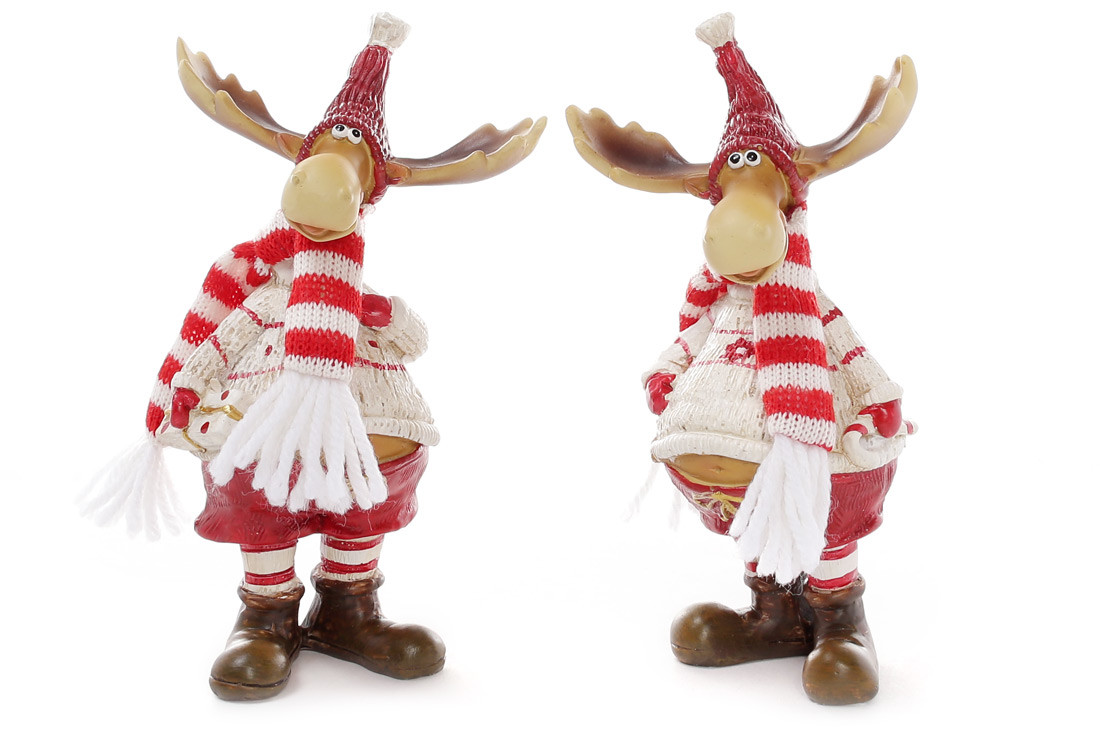 Фігурка декоративна Лось 14см, 2 види, фото 1