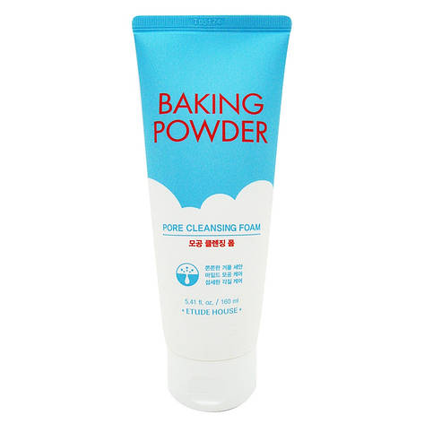 Очисна пінка для жирної та комбінованої шкіри Baking Powder Pore Cleansing Foam Etude 300 мл (447969), фото 1