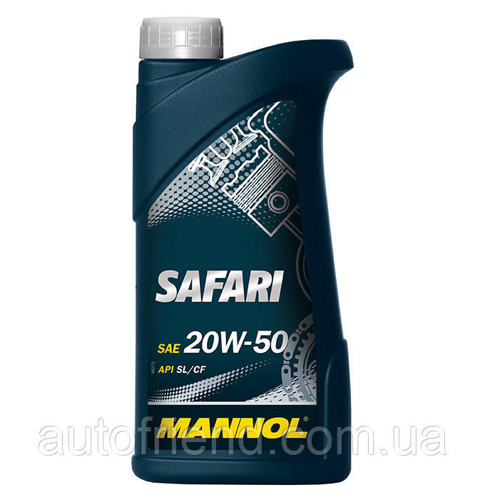 MANNOL SAFARI 20w50 1л - фото 1 - id-p115201156