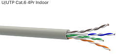 Кабель для інтернету КПВнг-HF-ВП (250) 4*2*0,57 (U/UTP-cat.6 LSFROH), Одескабель