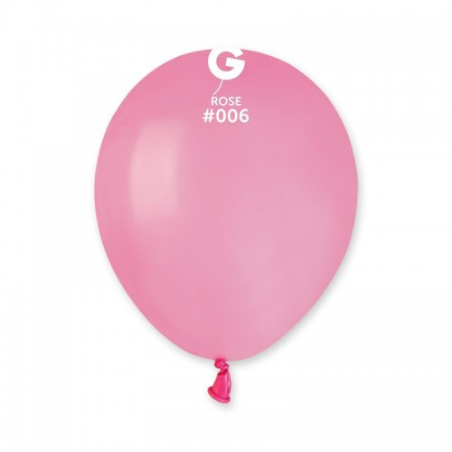 Латексна кулька пастель рожевий 5" / 06 / 13 см Rose Gemar