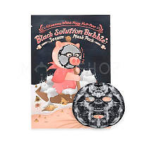 Маска для лица кислородная Elizavecca Witch Piggy Hell Pore black solution bubble serum mask 28 г (502059)