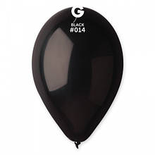 Латексна кулька пастель чорний 10" / 14 / 26 см Black Gemar