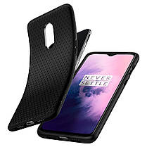 Чехол Spigen для OnePlus 7 Liquid Air, Matte Black, фото 3