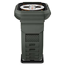 Чехол и ремешок Spigen для Apple Watch 5/4 (44mm) Rugged Armor Pro 2 in 1, Military Green, фото 5