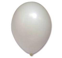Повітряні кулі білі пастель, надувні кульки 30 см 12" BelBal Бельгія набір 5 шт