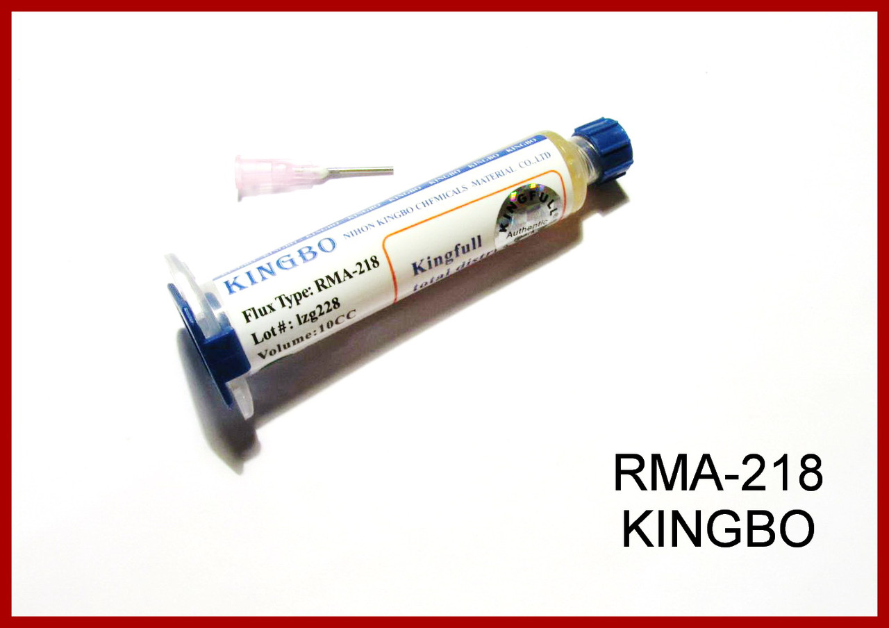 Флюс для паяння BGA, Kingbo, RMA-218, 10 ml.