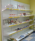 Односторонний стеллаж торговый бу ATUT 0,6 м., фото 4