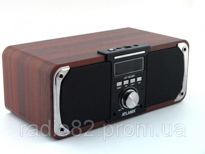 Колонка bluetooth і відмінним прийомом FM ATLANFA AT-1833, фото 1