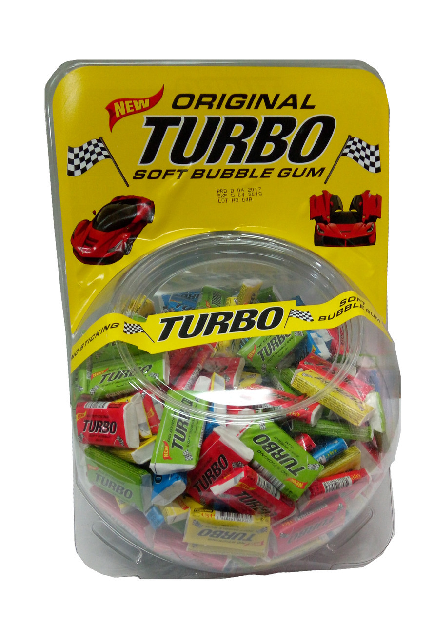 Жувальна гумка Turbo асорті уп.300 шт. (TR-59-K-008403)